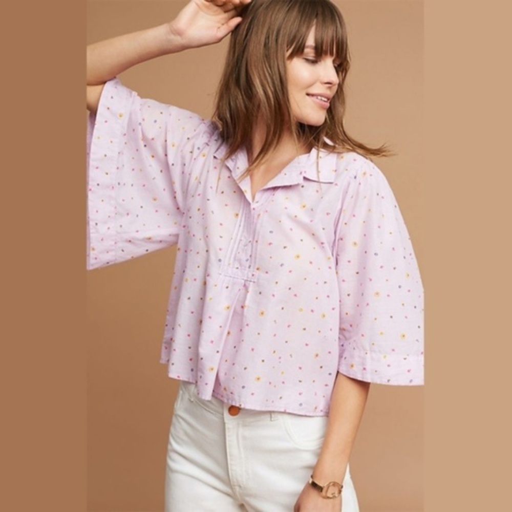 Maeve Eliot Purple Print Popover small